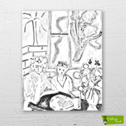 Henri-Matisse-mavi-pencere-cizilmis-tuval