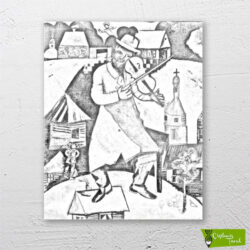 march-chagall-keman-çalan-adam-cizilmis-tuval