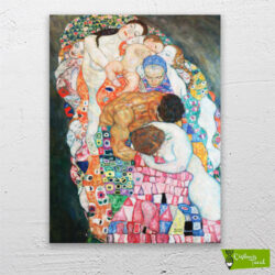 ölüm-ve-yaşam-gustav-klimt-cizilmis-tuval