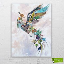 simurg-anka-kuşu-cizilmis-tuval