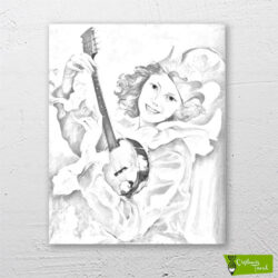 müzikal-cizilmis-tuval