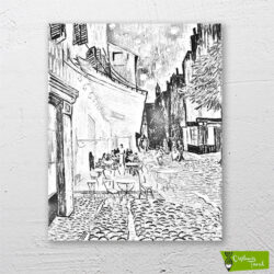 Vincent-Van-Gogh-Terrasse-de-café-cizilmis-tuval