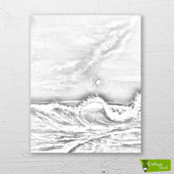 gece-ve-dalga-cizilmis-tuval