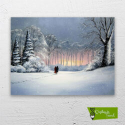 karda-yürüyüş-cizilmis-tuval-1