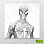 spiderman-örümcek-adam-cizilmis-tuval