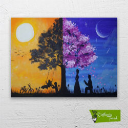 zaman-içinde-silüet-cizilmis-tuval-1