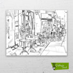 noemi-safir-another-sunny-day-güneşli-bir-gün-cizilmis-tuval