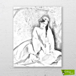 Cinderella-cizilmis-tuval