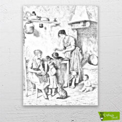 a-helping-hand-cizilmis-tuval