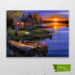 küçük-iskeledeki-manzara-cizilmis-tuval-1