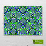 optik-illüzyon-cicek-cizilmis-tuval-1