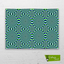 optik-illüzyon-cicek-cizilmis-tuval-1