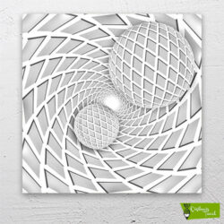 optik-illüzyon-toplar-cizilmis-tuval