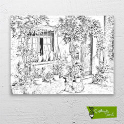 su-testileri-Guido-Borelli-cizilmis-tuval