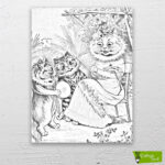 sweet-cats-louis-wain-cizilmis-tuval
