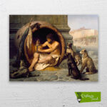 Diyojen-Jean-Léon-Gérôme-Diogenes-cizilmis-tuval-1