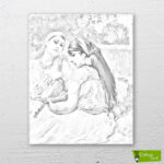iki-cezayirli-kadın-two_young_algerians-cizilmis-tuval