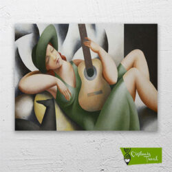 uyuyan-muzisyen-cizilmis-tuval-1